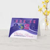 Carte Semaine des infirmières 2026 Célébration du monde  (Fleur jaune)