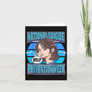 Carte Semaine nationale de prévention du suicide Soutien