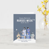 Carte Semaine nationale des infirmières (Fleur jaune)