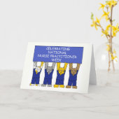 Carte Semaine nationale des infirmières praticiennes (Fleur jaune)