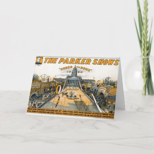 Carte Semi-centenaire du Kansas. State House Grounds. (Devant)