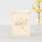 Carte Semicolon Butterfly - Embrace Change Card (Fleur jaune)