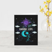 Carte Semicolon de sensibilisation à la prévention du su (Fleur jaune)