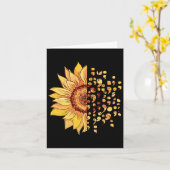 Carte Semicolon de sensibilisation au suicide Dépression (Fleur jaune)