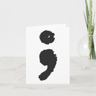 Carte Semicolon ; Dépression Et Sensibilisation Au Suici