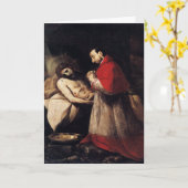 Carte Séminaire catholique Salutation et encouragement (Fleur jaune)