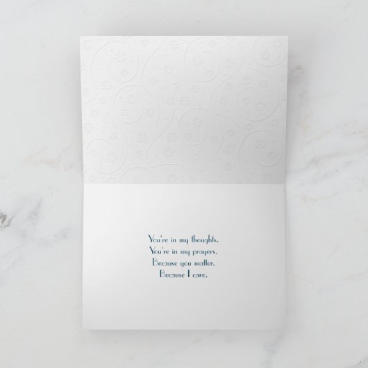 Carte S'En Sortir Bientôt Daisy Splash (Intérieur)