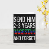 Carte Send Him 2-3 Years To Dagestan And Forget Mma Wres (Fleur jaune)