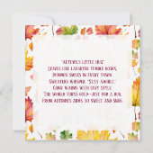 Carte Sending You Autumn Blessings (Dos)