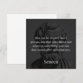 Carte Seneca's Division : Les Doers et les Critiques (Devant / Derrière)