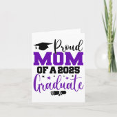 Carte Senior 2025 Fier Maman D'Un Cl De 2025 Graduate Mo (Devant)