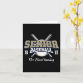 Carte Senior Baseball 2025 The Final Inning Premium (Fleur jaune)