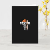 Carte Senior Cl Of 2025 Sketll Sports Seniors Boys Team (Fleur jaune)