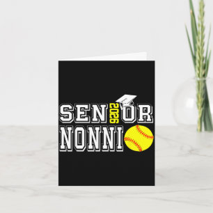 Carte Senior nonni promotion 2026 softball nonni