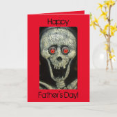 Carte Sens de la Fête des pères d'Humour (Fleur jaune)