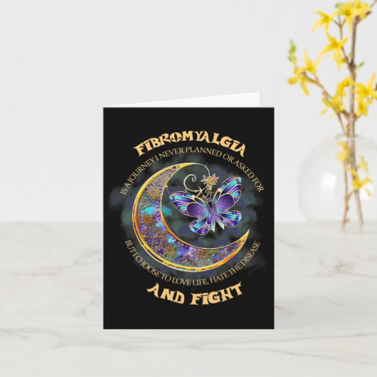 Carte - Sensibilisation à la fibromyalgie 19 (Fleur jaune)