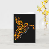 Carte Sensibilisation à la leucémie myéloïde aiguë Hummi (Fleur jaune)