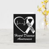 Carte Sensibilisation À La Maladie Nous Portons Rouge En (Fleur jaune)