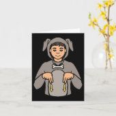 Carte Sensibilisation à la perte auditive des animaux en (Fleur jaune)