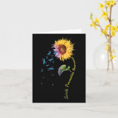 Carte Sensibilisation à la prévention du suicide (Fleur jaune)