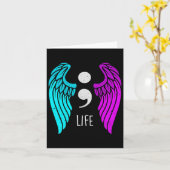 Carte Sensibilisation à la prévention du suicide Aiguill (Fleur jaune)