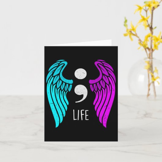 Carte Sensibilisation à la prévention du suicide Aiguill (Fleur jaune)