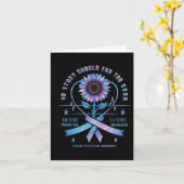 Carte Sensibilisation à la prévention du suicide Aucune  (Fleur jaune)