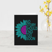 Carte Sensibilisation à la prévention du suicide Aucune  (Fleur jaune)