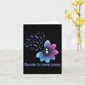 Carte Sensibilisation À La Prévention Du Suicide Fleur C (Fleur jaune)