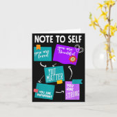Carte Sensibilisation à la prévention du suicide Note à (Fleur jaune)