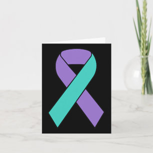 Carte Sensibilisation à la prévention du suicide Ruban T