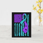 Carte Sensibilisation à la prévention du suicide Semicol (Fleur jaune)