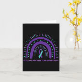 Carte Sensibilisation à la prévention du suicide Sensibi (Fleur jaune)