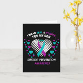 Carte Sensibilisation À La Prévention Du Suicide Tee _ J (Fleur jaune)