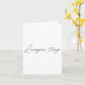 Carte Sensibilisation à la santé - lexapro 10mg - Cursiv (Fleur jaune)