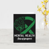 Carte Sensibilisation à la santé mentale (Fleur jaune)