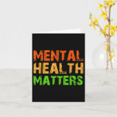 Carte Sensibilisation à la santé mentale (Fleur jaune)
