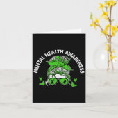 Carte Sensibilisation à la santé mentale Anxiété sociale (Fleur jaune)