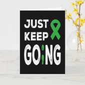 Carte Sensibilisation à la santé mentale Continuer (Fleur jaune)