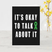 Carte Sensibilisation à la santé mentale Il est bon d'en (Fleur jaune)