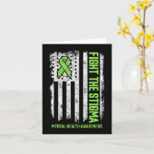 Carte Sensibilisation à la santé mentale Lutter contre l (Fleur jaune)