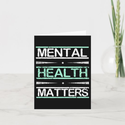Carte Sensibilisation à la santé mentale Stigmatisation (Devant)