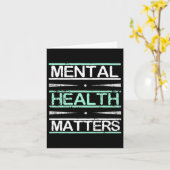 Carte Sensibilisation à la santé mentale Stigmatisation (Fleur jaune)