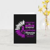 Carte Sensibilisation À La Surdose De Drogue À L'Appui D (Fleur jaune)