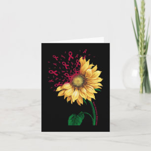 Carte SENSIBILISATION À L'Aneurie cérébrale Tournesol Bo
