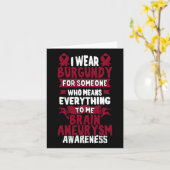 Carte Sensibilisation à l'athéisme cérébral - Ruban de B (Fleur jaune)