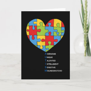Carte Sensibilisation à l'autisme