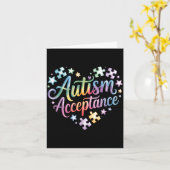 Carte Sensibilisation à l'autisme (Fleur jaune)