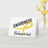 Carte Sensibilisation à l'endométriose 3 (Fleur jaune)