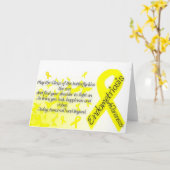 Carte Sensibilisation à l'endométriose, Citation de papi (Fleur jaune)